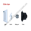Quạt thông gió hút thẳng TICO Luxury cao cấp HA15TC5