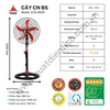 Quạt cây đứng công nghiệp 5 cánh CCN-B500
