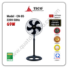 Quạt cây công nghiệp TICO model CN-B5 màu đen cánh đen