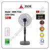 Quạt cây đứng Mini điều khiển  mnk-tc66 màu ghi đậm – TICO