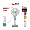 Quạt cây đứng Mini điều khiển  mnk-tc66 màu kem trắng – TICO