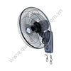 Quạt treo tường TICO TM-B400 màu xám đậm góc chụp nghiêng