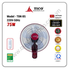 Quạt treo điều khiển remote TICO model TĐK-B5 màu đỏ đun