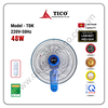 Quạt treo tường điều khiển TICO TĐK màu xanh dương