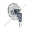 Quạt treo tường TICO TM-B400 màu xám nhạt góc chụp nghiêng