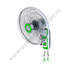 Quạt treo tường TICO TM-B400 màu xanh cốm góc chụp nghiêng