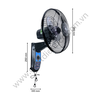 Quạt treo tường TICO TM-B300 ảnh kích thước