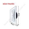 Quạt thông gió âm trần hút thẳng TICO model TC60AV5 chính hãng