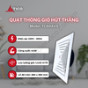 Quạt thông gió âm trần hút thẳng TICO model TC60AV5 chính hãng