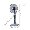 Quạt cây mini điều khiển TICO MNK-TC66 màu xám đậm