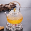 Ấm chuyên trà thủy tinh vân nổi