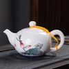 Bộ ấm chén sứ hoa sen