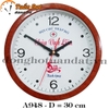 Đồng hồ treo tường in logo quảng cáo giá rẻ