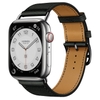 Đồng hồ thông minh Apple Watch Series 7 Hermès Silver Stainless Steel Case with Attelage Single Tour