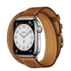 Đồng hồ thông minh Apple Watch Series 7 Hermès Apple Watch Hermès Silver Stainless Steel Case with Attelage Double Tour