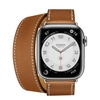 Đồng hồ thông minh Apple Watch Series 7 Hermès Apple Watch Hermès Silver Stainless Steel Case with Attelage Double Tour