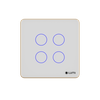 Công tắc thông minh cảm ứng Luto kính phẳng – 4 nút