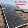 Hệ thống điện năng lượng mặt trời 2.16kw