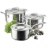 Bộ nồi inox 3 chi tiết Scanpan Fusion5 size 16-20-24cm 74000300