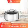 Nồi hầm chống dính Scanpan HaptIQ 24cm 6001252400 đáy từ 4,8L