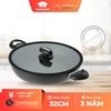 Chảo chống dính sâu lòng Scanpan IQ 32cm 64113200 đáy từ có nắp