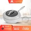 Chảo chống dính sâu lòng Scanpan CTX 26cm 65082600 đáy từ có nắp