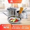 Bộ nồi chảo inox 3 chi tiết Scanpan Impact 71030000