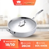 Chảo inox Scanpan Fusion5 26cm 74102600 có nắp