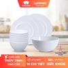 Bộ bát đĩa (tô, chén, dĩa) Luminarc thủy tinh 10 chi tiết DWCN10B