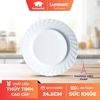 Đĩa (dĩa) Luminarc Trianon  thủy tinh H3665- 24,5cm