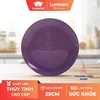 Đĩa (dĩa) Luminarc Arty thủy tinh màu tím H7735- 25cm