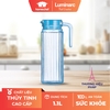 Bình thủy tinh Luminarc Quadro xanh Ice Blue L0531- 1,1L