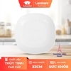 Đĩa (dĩa) thủy tinh sâu lòng Luminarc Lotusia N3622 22cm