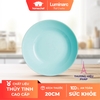 Đĩa (dĩa) sâu lòng Luminarc Diwali Light Turquoise thủy tinh P2019- 20cm