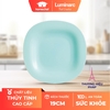 Đĩa (dĩa) nông lòng Luminarc Carine thủy tinh xanh ngọc P4246- 19cm