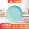 Đĩa (dĩa) thủy tinh sâu lòng Luminarc Friend's Time màu xanh ngọc 25cm-P6386