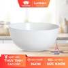 Bát tô thuỷ tinh Luminarc Pampille Q4661 màu trắng 24cm