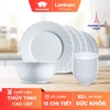 Bộ bát đĩa (tô, chén, dĩa) Luminarc Trianon thủy tinh 12 chi tiết TA12E