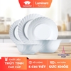 Bộ bát đĩa (tô, chén, dĩa) Luminarc Trianon thủy tinh 5 chi tiết TA5A