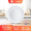 Đĩa (dĩa) nông lòng Luminarc Cannes thủy tinh V9735- 25cm