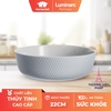 Khay nướng thủy tinh Luminarc Smart Cusine Wavy 22cm - X1634