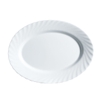 Đĩa (dĩa) bầu dục Luminarc Trianon thủy tinh N3648- 22cm