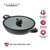 Chảo chống dính sâu lòng Scanpan IQ 32cm 64113200 đáy từ có nắp
