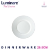 Đĩa (dĩa) nông lòng Luminarc Everyday thủy tinh N2054- 26,5cm