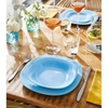 Đĩa (dĩa) sâu lòng Luminarc Carine thủy tinh Light Blue P4250- 21cm