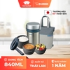 Hộp cơm giữ nhiệt 3 ngăn Zojirushi SL-NC09-ST 0,84L