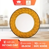 Đĩa sứ sâu lòng Wilmax 25.5cm màu vàng - WL-667427 / A