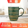 Cốc sứ có quai Wilmax 460ml màu xanh lá cây - WL-669537 / A