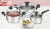 Bộ nồi inox 3 chi tiết Tefal Primary 16-18-20cm E308S674