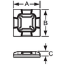 Gối đỡ/ chít dây điện - ABM 20/ABM25/ABM30